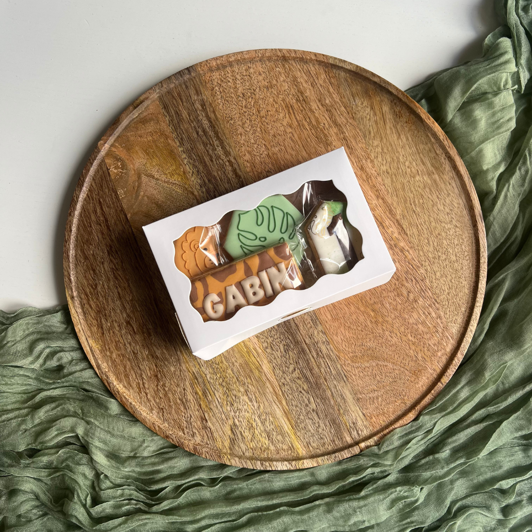 Lot de 5 sablés personnalisés - Jungle – Image 3
