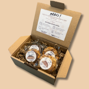 Box de 4 cookies