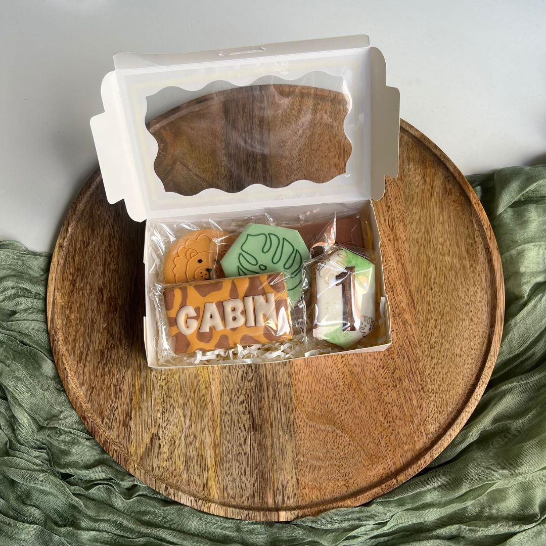 Lot de 5 sablés personnalisés - Jungle – Image 4