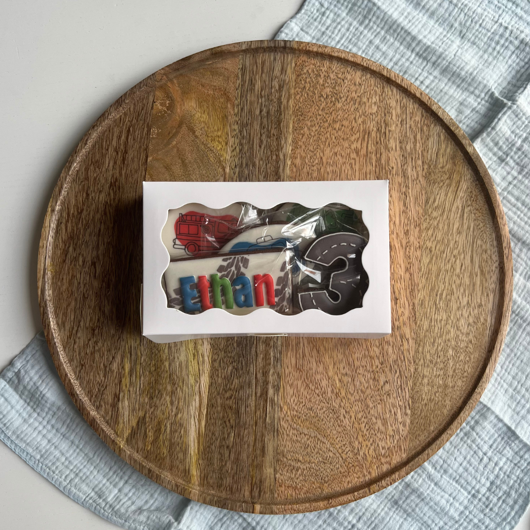 Lot de 5 sablés personnalisés - Véhicules – Image 3