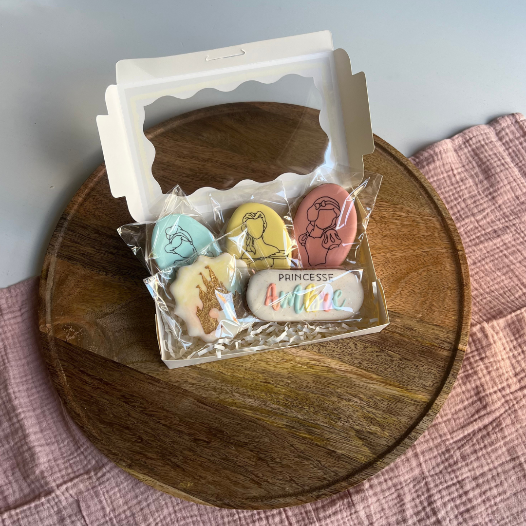 Lot de 5 sablés personnalisés - Princesses – Image 3