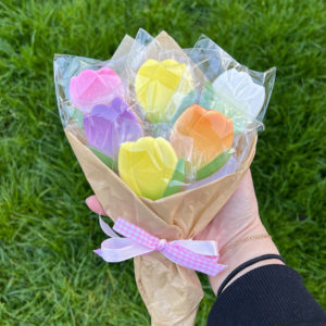 Bouquet de Tulipes en Sablés – Édition Limitée Pâques 2026