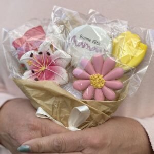 Bouquet de fleurs en sablés – Édition Fête des Mères