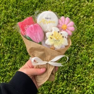 Bouquet de sablés à composer – Cadeau enseignant, ATSEM, nounou
